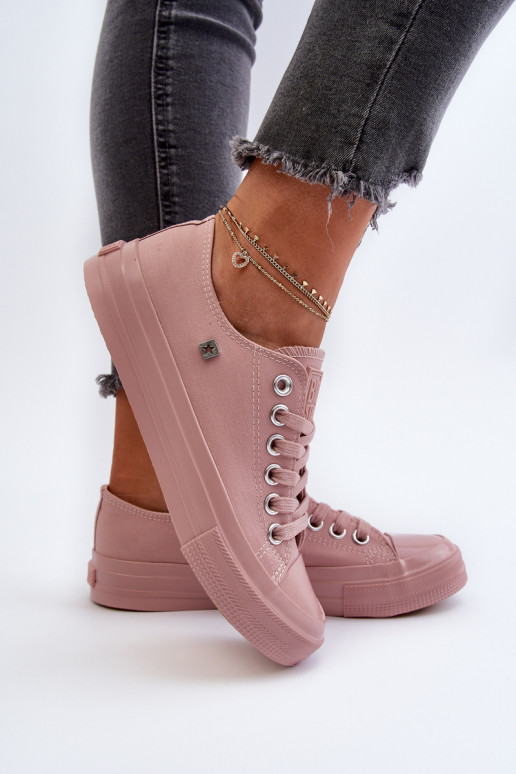 Modelo clássico Sapatos de lazer Big Star NN274291 cor rosa