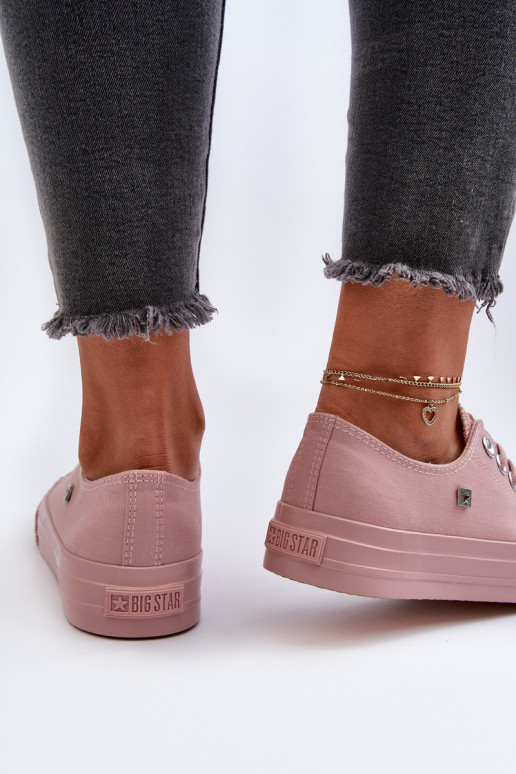 Modelo clássico Sapatos de lazer Big Star NN274291 cor rosa