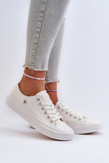 Modelo clássico Sapatos de lazer Big Star NN274285 cor branca 2