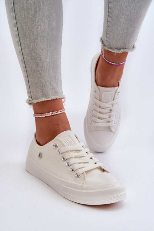 Modelo clássico Sapatos de lazer Big Star NN274285 cor branca