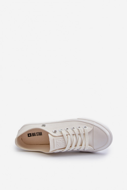 Modelo clássico Sapatos de lazer Big Star NN274285 cor branca