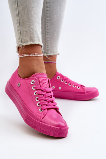 Modelo clássico Sapatos de lazer Big Star NN274290 cor rosa