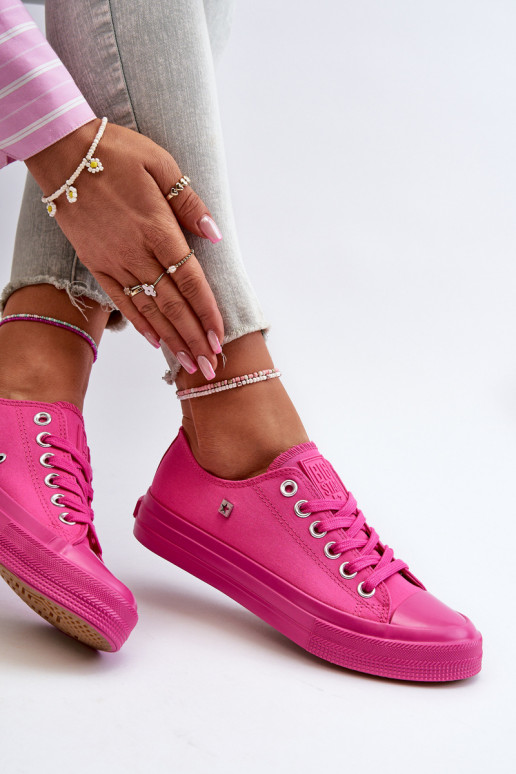Modelo clássico Sapatos de lazer Big Star NN274290 cor rosa