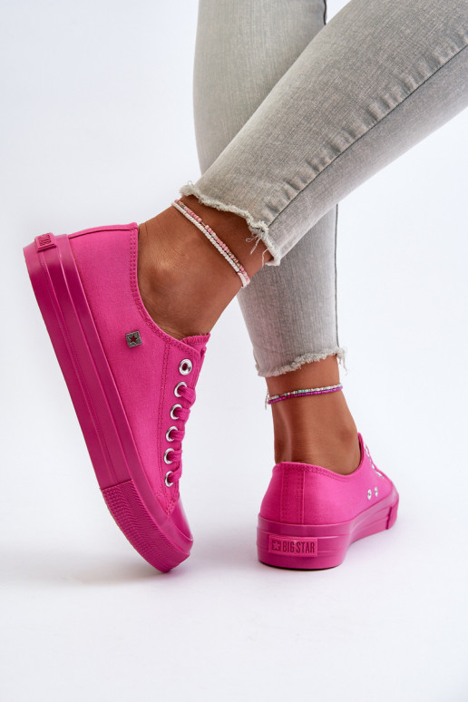 Modelo clássico Sapatos de lazer Big Star NN274290 cor rosa