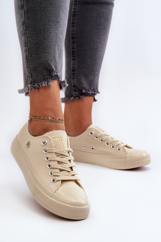 Modelo clássico Sapatos de lazer Big Star NN274286 bege