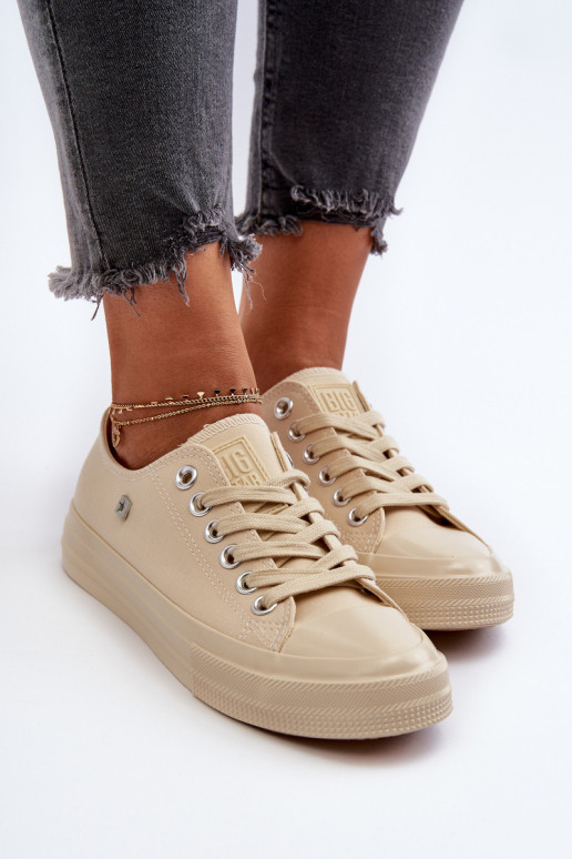 Modelo clássico Sapatos de lazer Big Star NN274286 bege