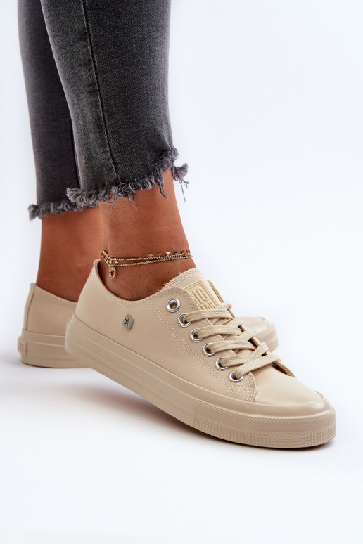 Modelo clássico Sapatos de lazer Big Star NN274286 bege