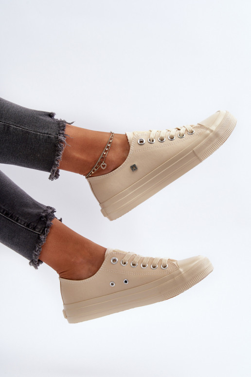 Modelo clássico Sapatos de lazer Big Star NN274286 bege