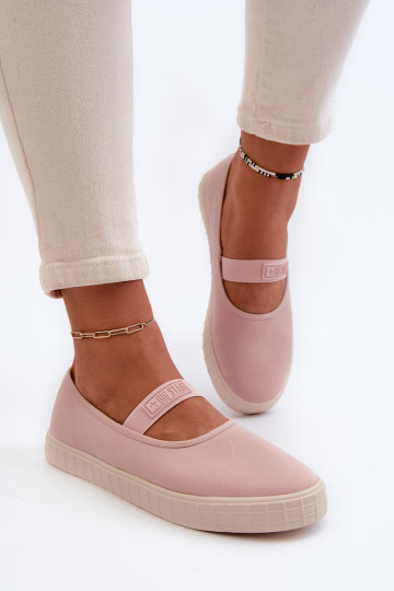 Sapatos femininos Big Star NN274606 rosa