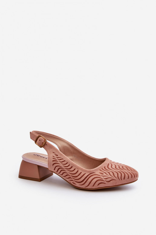 Sapatos com salto Klocku rosa Gemifa