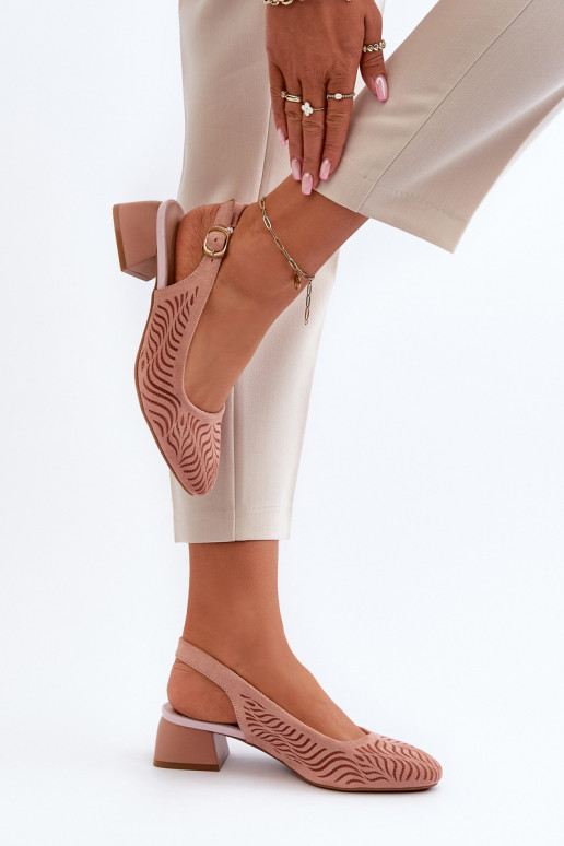 Sapatos com salto Klocku rosa Gemifa