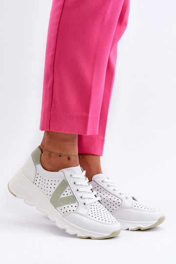 calçados esportivos na cor branca Eleonori