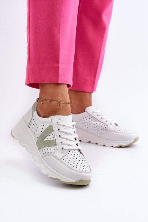 calçados esportivos na cor branca Eleonori