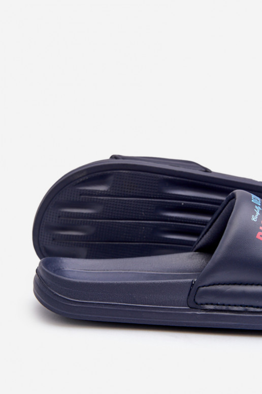 Chinelos leves Chinelos infantis Big Star NN374516 azul escuro Chinelos leves Chinelos infantis Big Star NN374516 azul escuro