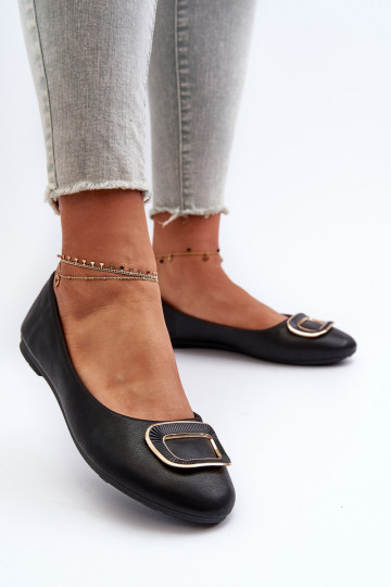 Bailarinas com enfeites Eko preto Enicoria