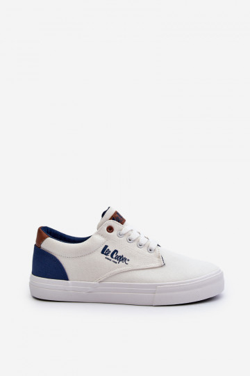 sapatos de lazer Lee Cooper LCW-24-02-2140 cor branca 2
