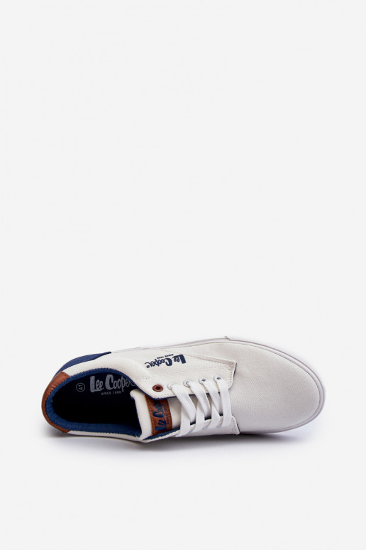 sapatos de lazer Lee Cooper LCW-24-02-2140 cor branca