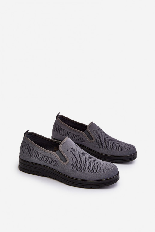 sapatos de lazer Tênis na cor cinza Nomiji