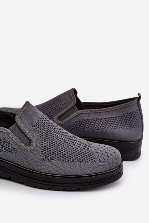 sapatos de lazer Tênis na cor cinza Nomiji