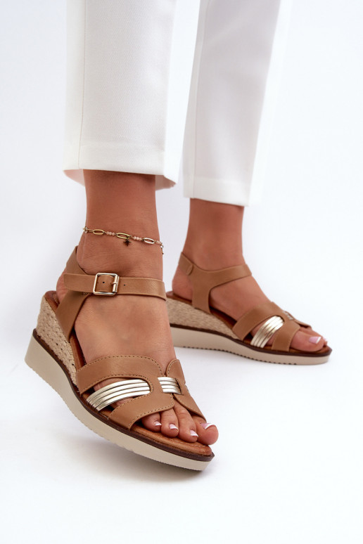 Sandálias marrons femininas Starlenna castanho Sandálias marrons femininas Starlenna castanho