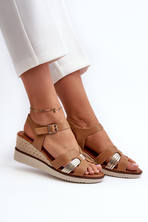 Sandálias marrons femininas Starlenna castanho Sandálias marrons femininas Starlenna castanho
