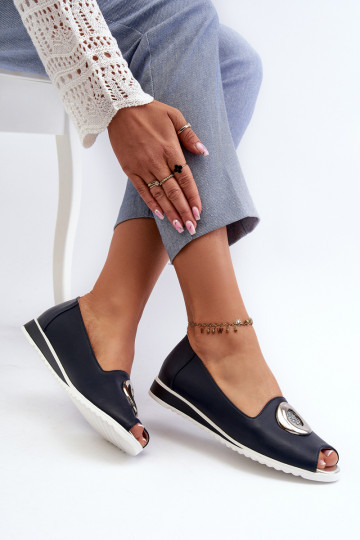 Sapatos com enfeites Eco azul escuro Biolita 2