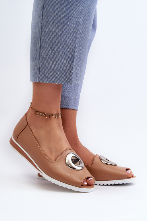 Sapatos com enfeites Eco bege Biolita Sapatos com enfeites Eco bege Biolita