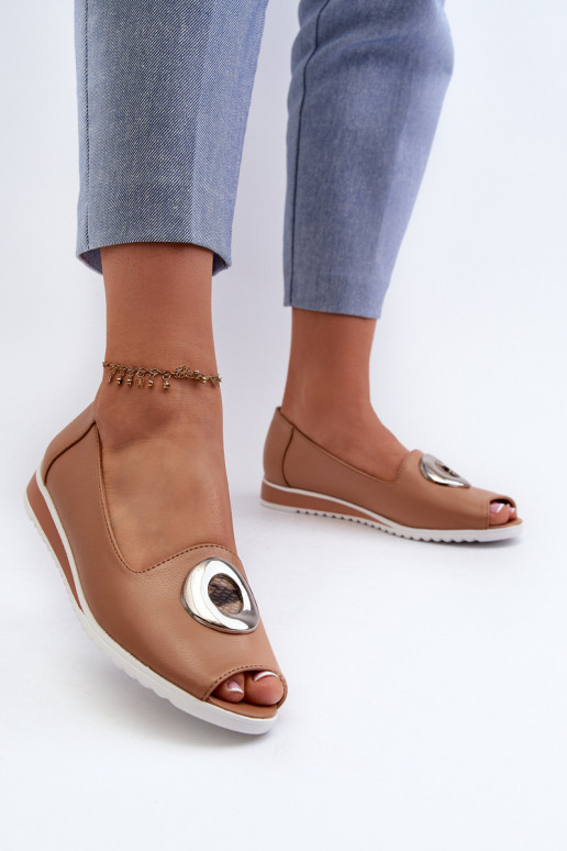 Sapatos com enfeites Eco bege Biolita Sapatos com enfeites Eco bege Biolita