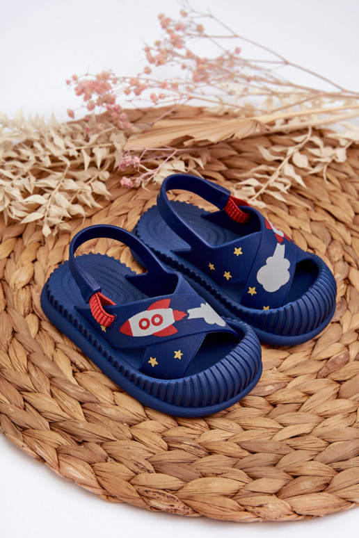 chinelos infantis 83525 Ipanema Cute Baby azul escuro