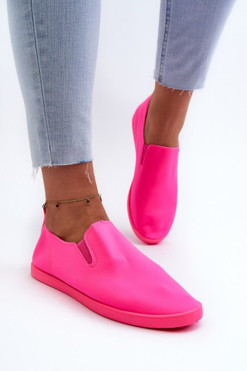 Tênis sapato casual Slip-On cor rosa Lovinia