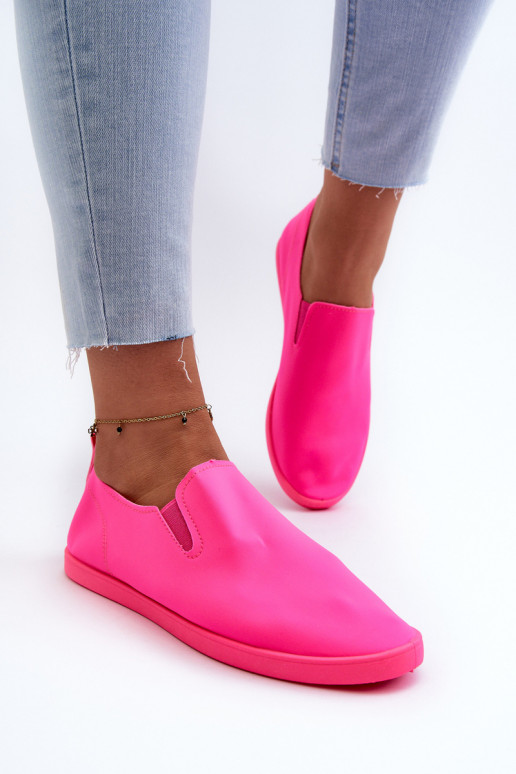 Tênis sapato casual Slip-On cor rosa Lovinia