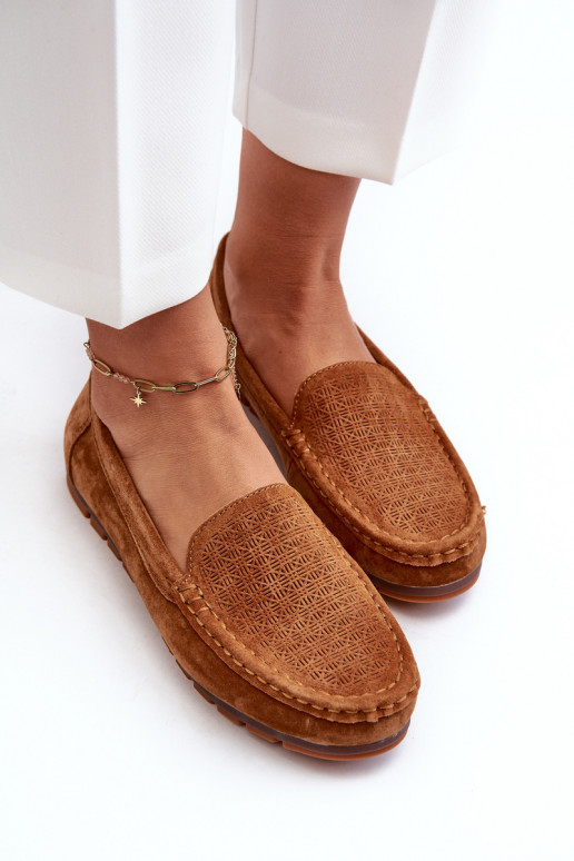 Mocassins de camurça marrom S.Barski LR755 Mocassins de camurça marrom S.Barski LR755