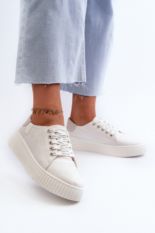 Calçados de lazer MEMORY FOAM SYSTEM BIG STAR NN276001 cor branca Calçados de lazer MEMORY FOAM SYSTEM BIG STAR NN276001 cor branca