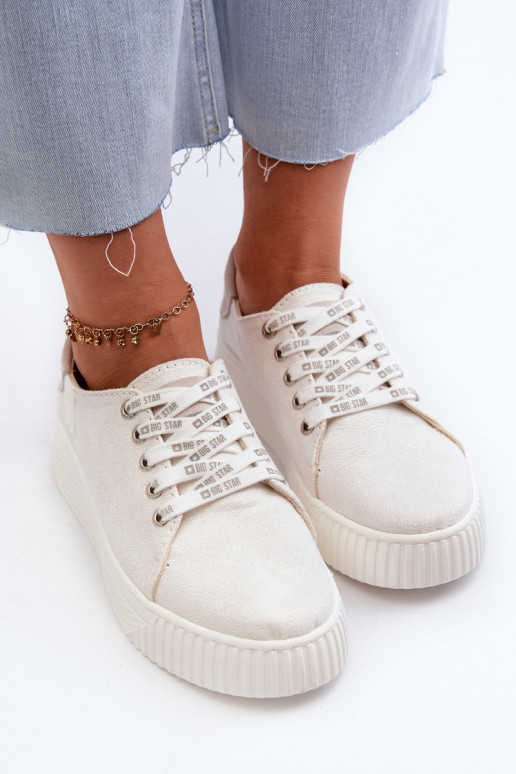 Calçados de lazer MEMORY FOAM SYSTEM BIG STAR NN276001 cor branca Calçados de lazer MEMORY FOAM SYSTEM BIG STAR NN276001 cor branca