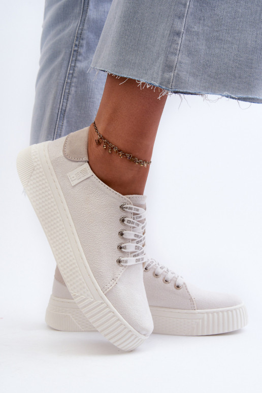 Calçados de lazer MEMORY FOAM SYSTEM BIG STAR NN276001 cor branca Calçados de lazer MEMORY FOAM SYSTEM BIG STAR NN276001 cor branca