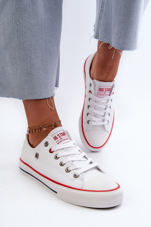 Sapatos de lazer Big Star NN274656 HI-POLY SYSTEM cor branca