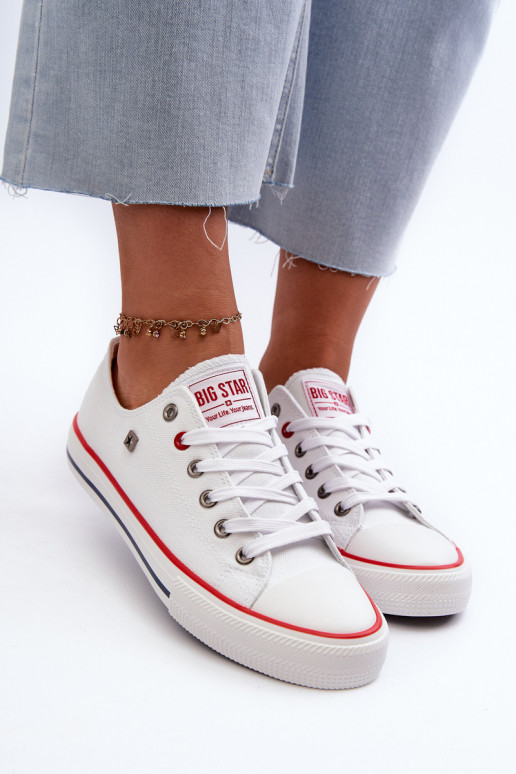 Sapatos de lazer Big Star NN274656 HI-POLY SYSTEM cor branca