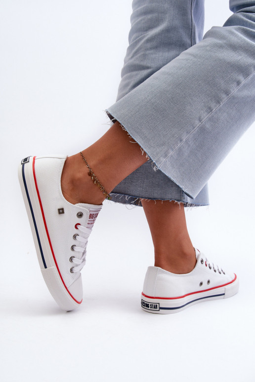 Sapatos de lazer Big Star NN274656 HI-POLY SYSTEM cor branca