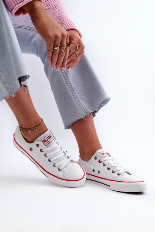 Sapatos de lazer Big Star NN274656 HI-POLY SYSTEM cor branca