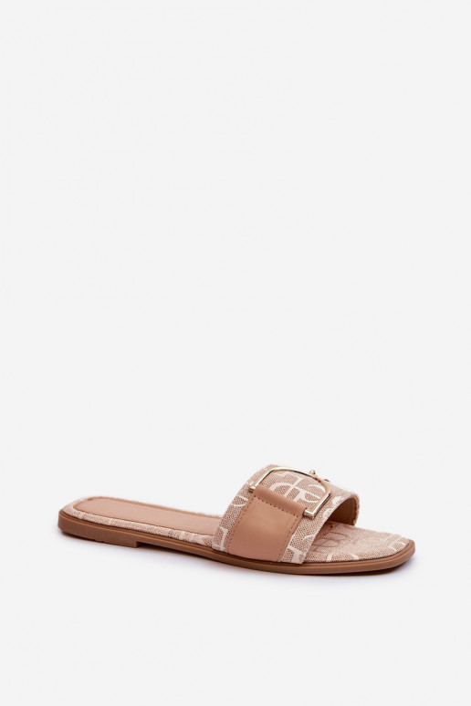 com brilho Chinelos femininos com enfeites bege Taleci com brilho Chinelos femininos com enfeites bege Taleci