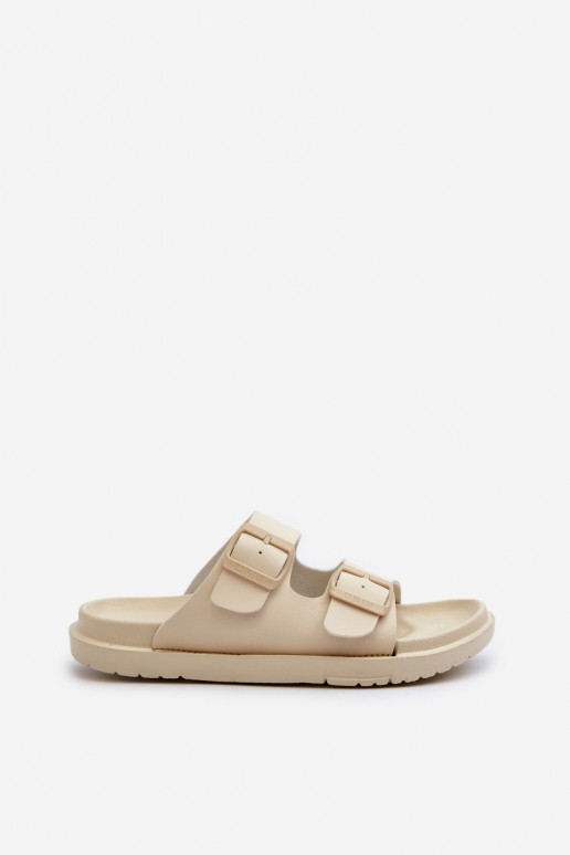 Chinelos leves com fivelas Big Star NN274A752 bege