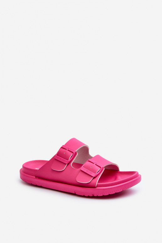 Chinelos leves com fivelas Big Star NN274A754 cor rosa