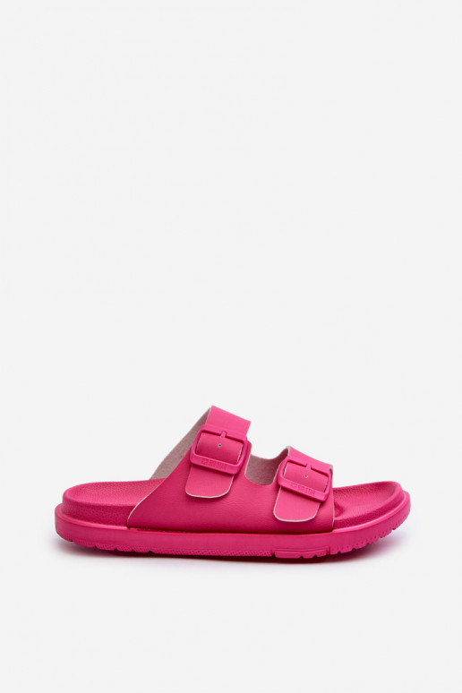 Chinelos leves com fivelas Big Star NN274A754 cor rosa