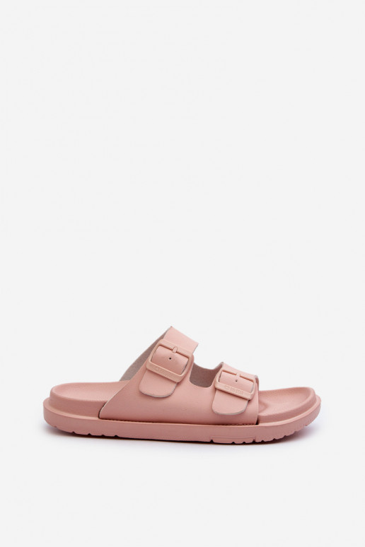Chinelos leves com fivelas Big Star NN274A753 cor rosa