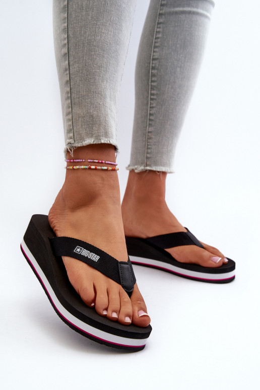 Chinelos Big Star JJ274A332 pretos