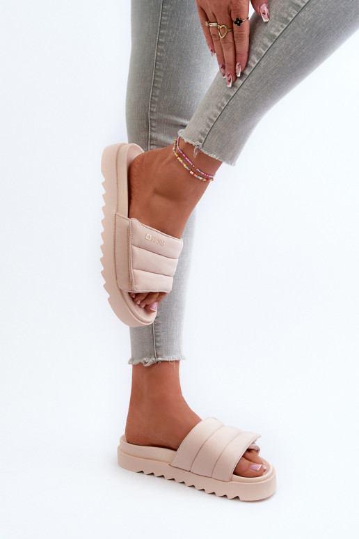 Chinelos com plataforma Big Star NN274773 bege