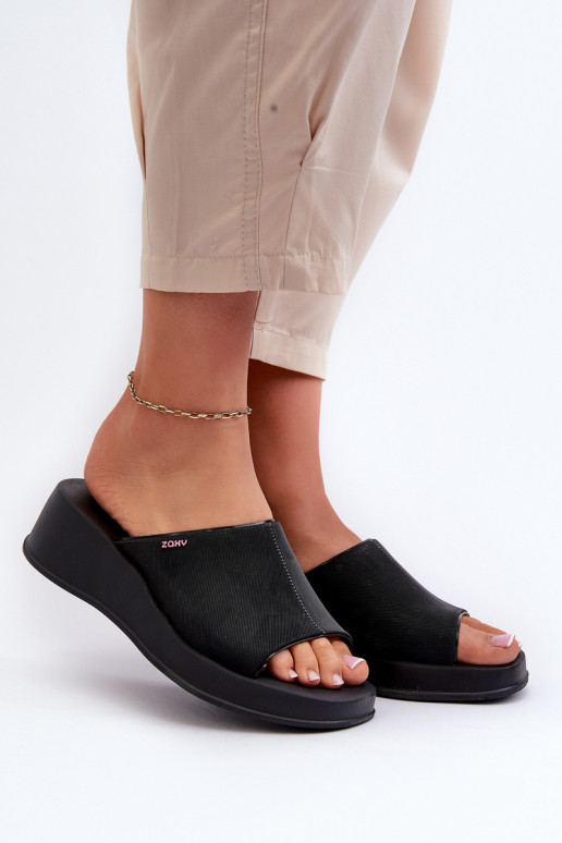 Chinelos femininos LL285084 pretos Chinelos femininos LL285084 pretos