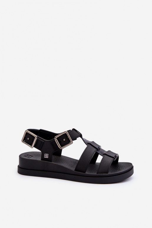 Sandálias femininas NN285007 pretas