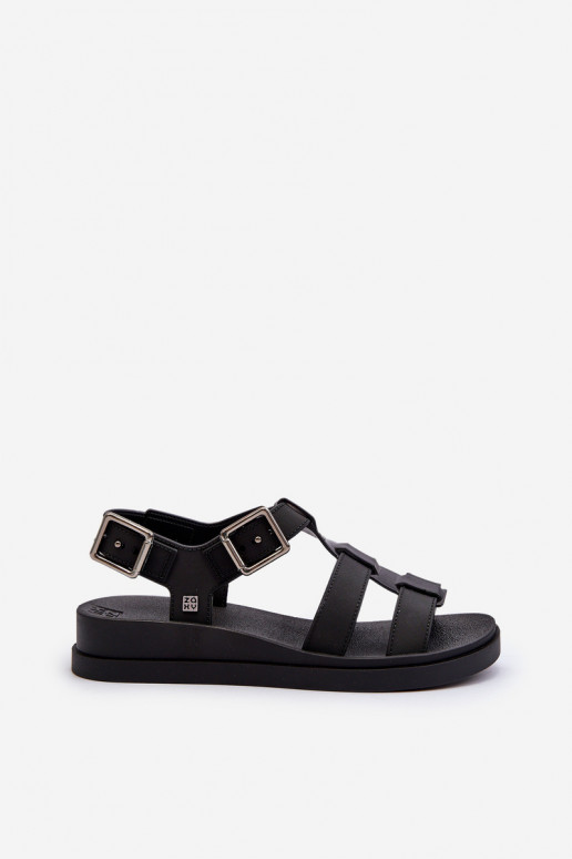 Sandálias femininas NN285007 pretas