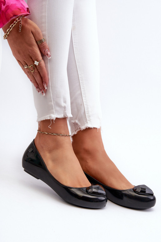 Sapatilhas com corações NN285011 pretas Sapatilhas com corações NN285011 pretas